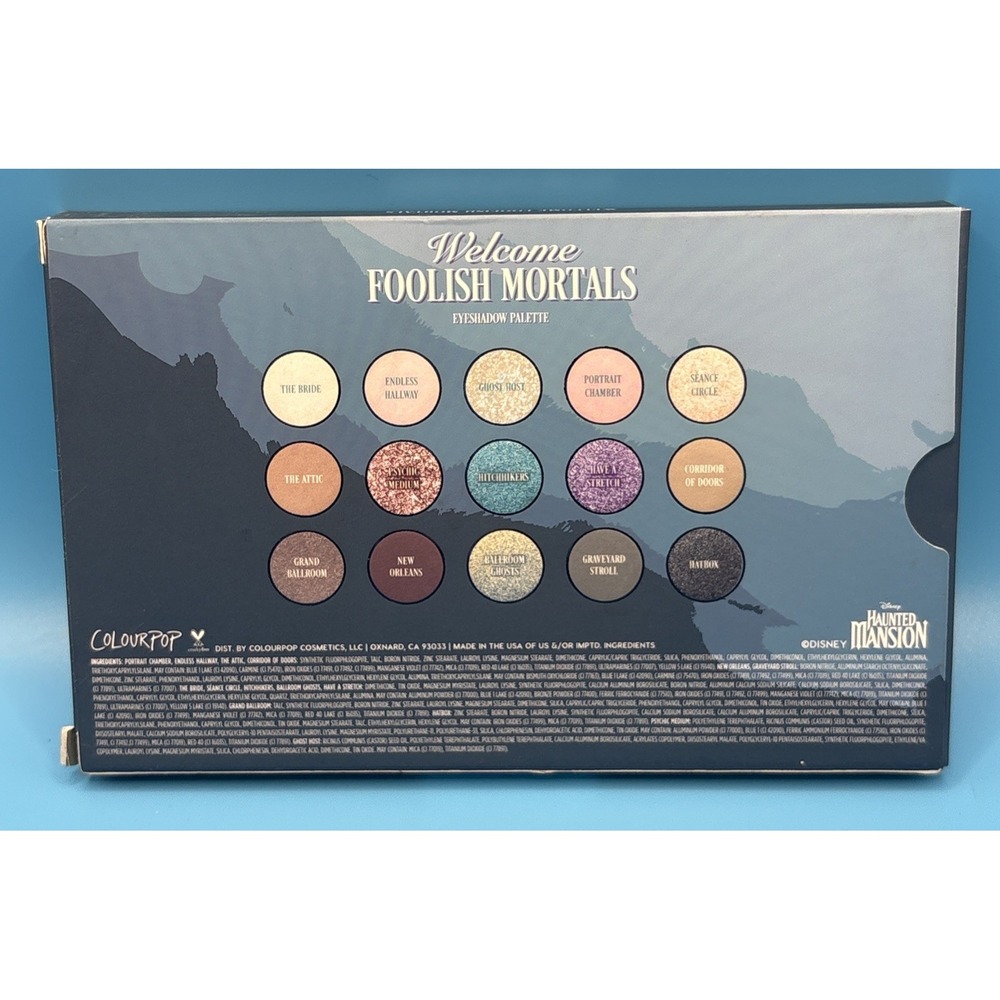 COLOURPOP Disney The Haunted Mansion (Welcome Foolish Mortals) Eyeshadow Palette - Picture 2 of 3